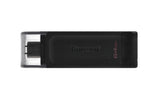 Clé USB-C 3.2 Kingston DataTraveler 70 - 64Go