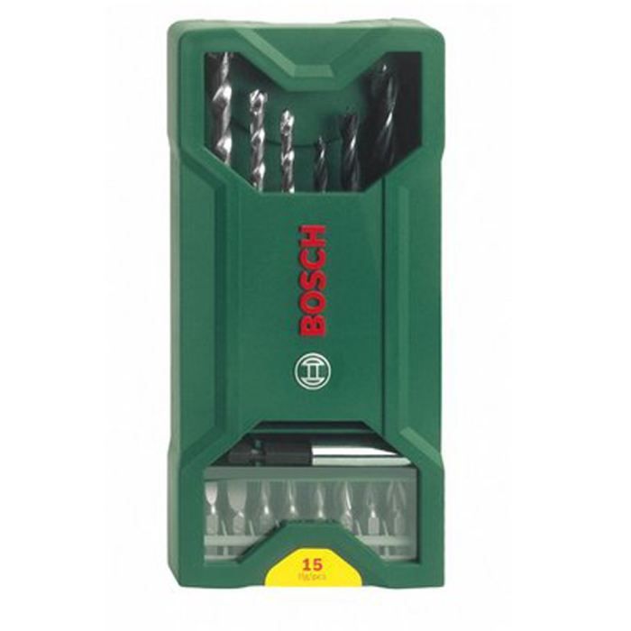 Coffrets Bosch - Mini-X-Line de forets et d'embouts de vissage (15 pieces) - Marque BOSCH