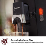 Cafetiere a dosette - PHILIPS - SENSEO - CSA240/21 - Select - Noir