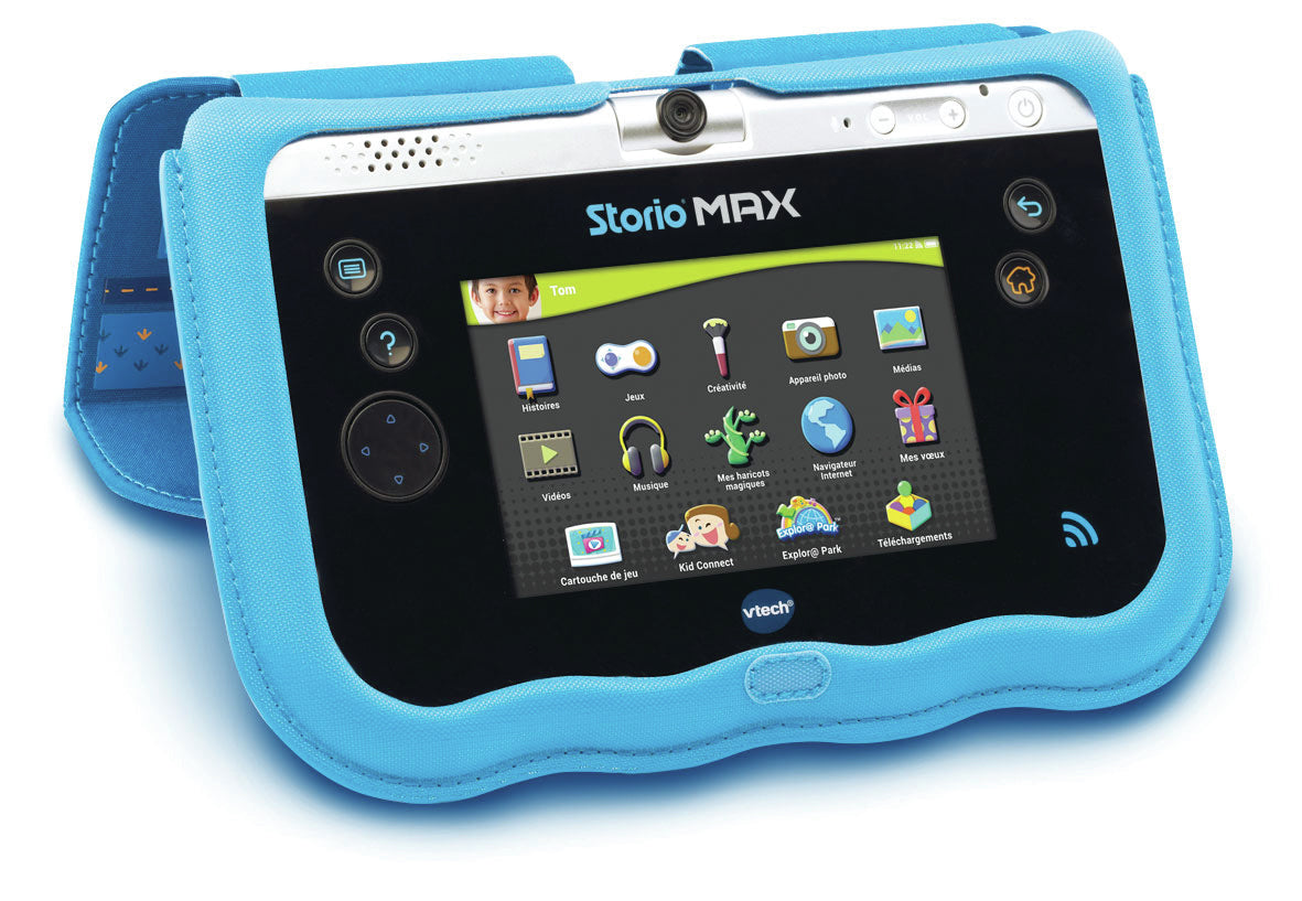 VTECH - Storio Max 5'' - Etui Support Protege Tablette Bleu