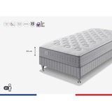 Ensemble matelas sommier 90 x 190 SIMMONS  Hauteur 23 cm - Ressorts ensachés Sensoft - Fabriqué en France -  SW1