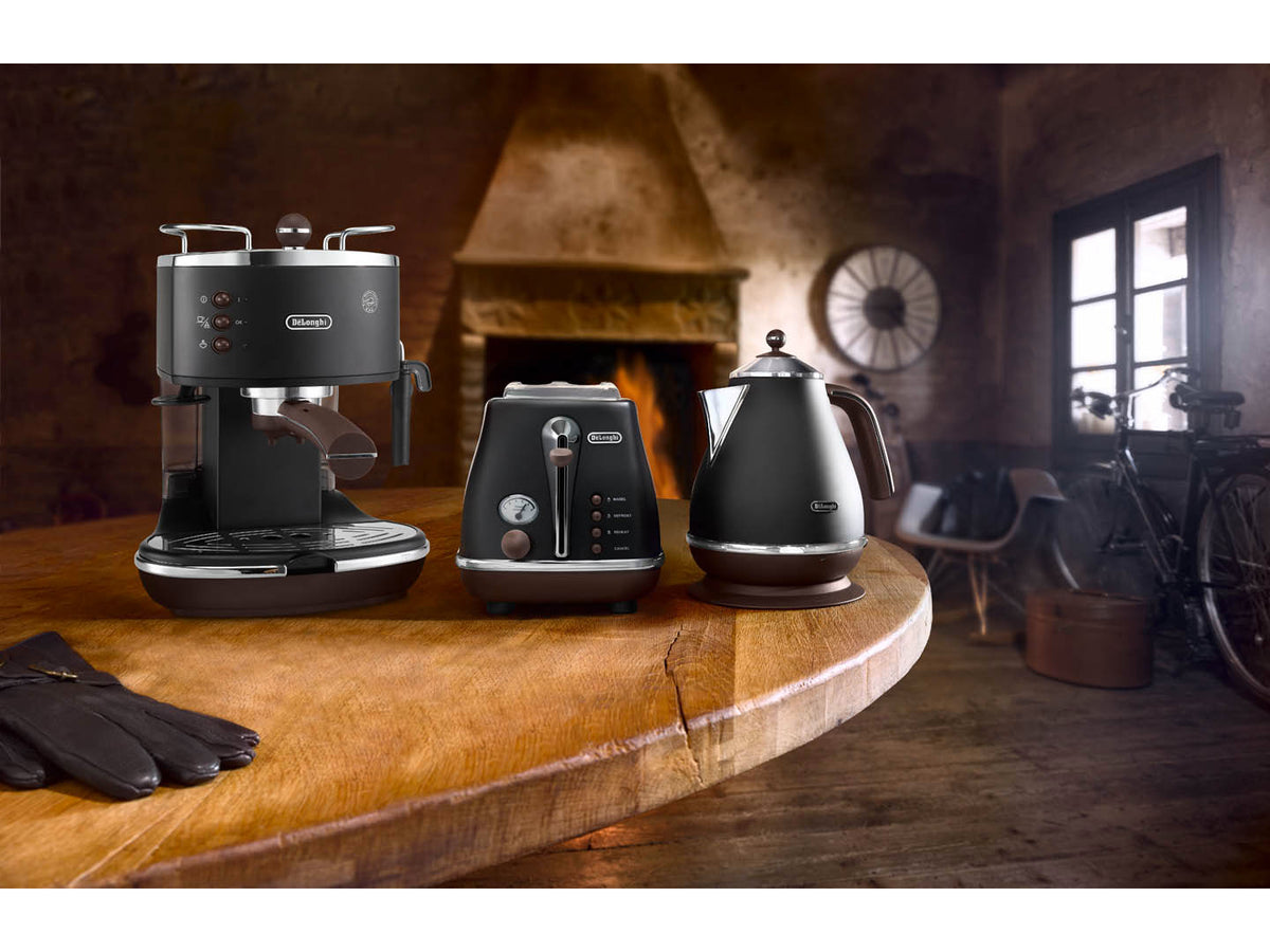 Machine expresso manuelle - De'Longhi - Icona vintage - ECOV311.BK - Noir