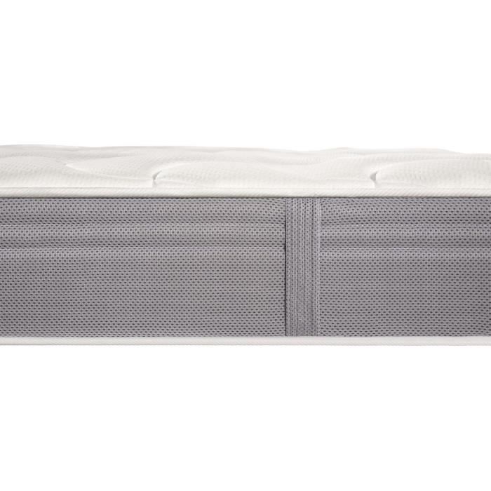 Matelas 140 x 190 SIMMONS - Hauteur 26 cm - Ressorts ensachés - Suspension FullSpring - No Flip - Fabriqué en France -  R-SW3