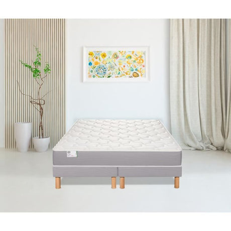 Matelas 90 x 190 SIMMONS - Hauteur 22 cm - Ressorts ensachés - Suspension FullSpring - No Flip - Fabriqué en France -  R-SW1