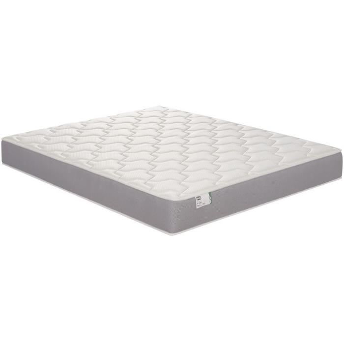 Matelas 140 x 200 SIMMONS - Hauteur 22 cm - Ressorts ensachés - Suspension FullSpring - No Flip - Fabriqué en France -  R-SW1