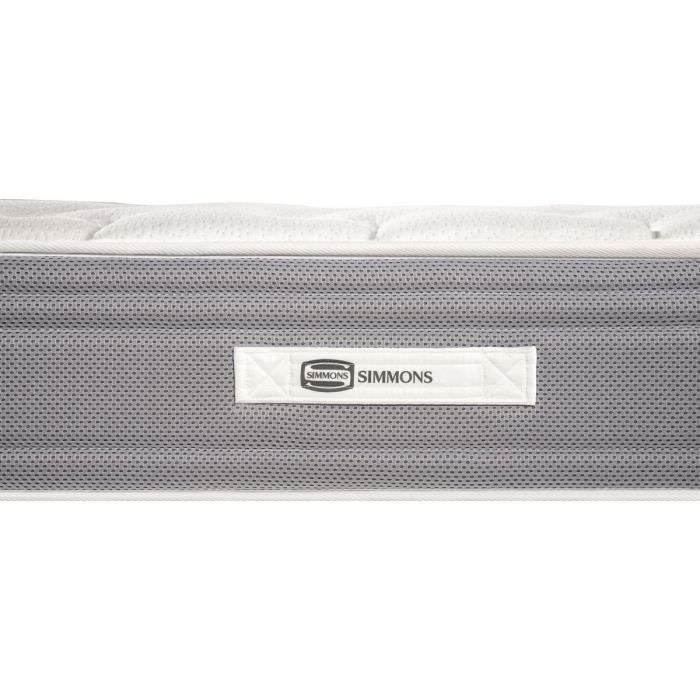 SIMMONS - Ensemble Matelas Ressorts SW4 + Sommier SW - 160x200 cm - Matelas a ressorts ensachés