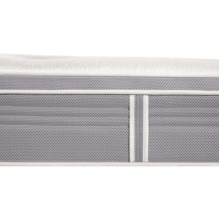 Ensemble matelas sommier 140 x 200 SIMMONS Hauteur 30 cm - Ressorts ensachés Fullspring - Fabriqué en France -  R-SW6
