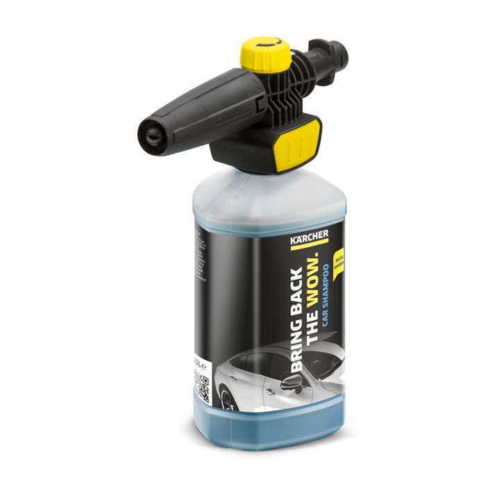 Canon a mousse Connect'n'Clean KARCHER + 1L shampoing auto 3 en 1
