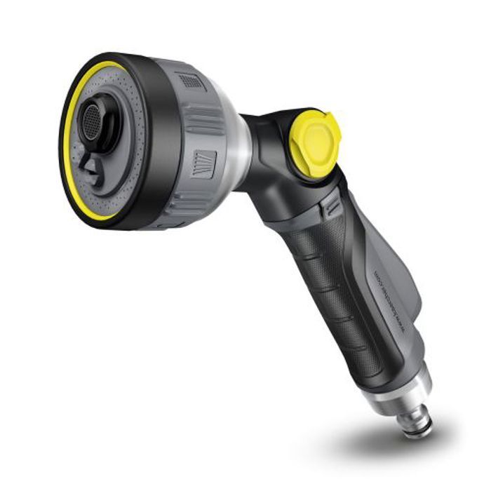 Pistolet d'arrosage multifonctions en mÈtal Premium - KARCHER - Gris - 4 formes de jet rÈglables