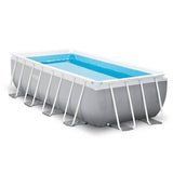 Kit Piscine hors sol tubulaire INTEX - Pris Frame - 400 x 200 x 100 cm - Rectangulaire (LivrÈe avec pompe et Èchelle) - 26788NP