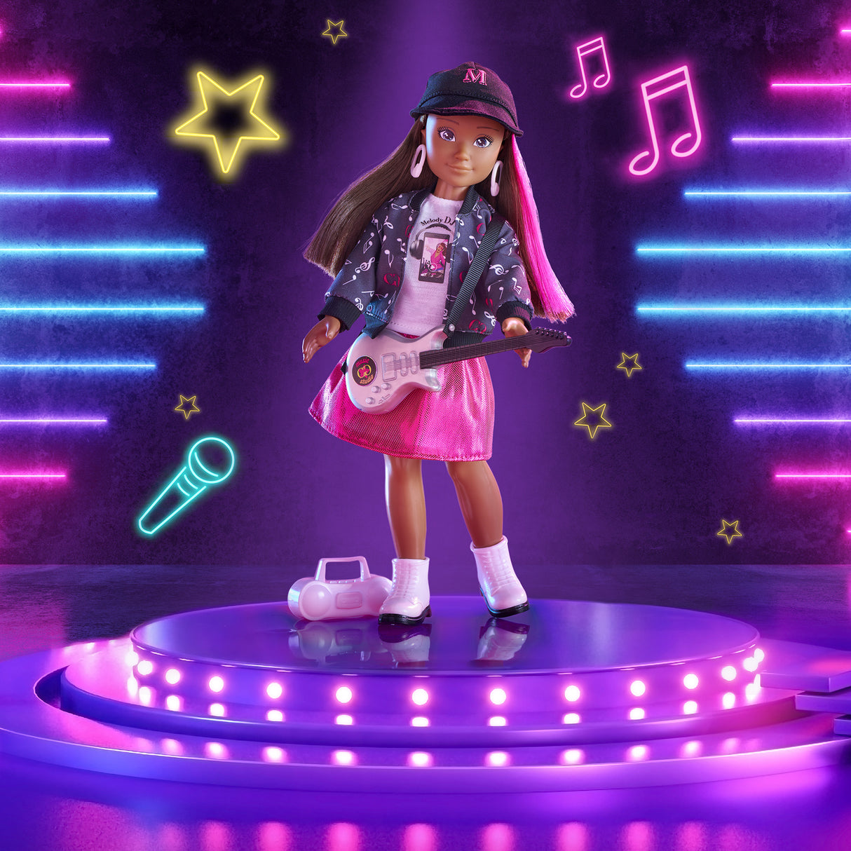 Poupée mannequin - COROLLE - Melody Music Studio - 28 cm - 4 accessoires - des 4 ans