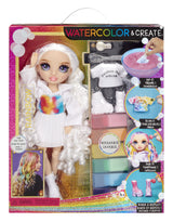 Rainbow High - Water Color - 1 poupée mannequin (Violet) de 27cm - 2 tenues et accessoires a personnaliser - Colore tes cheveux