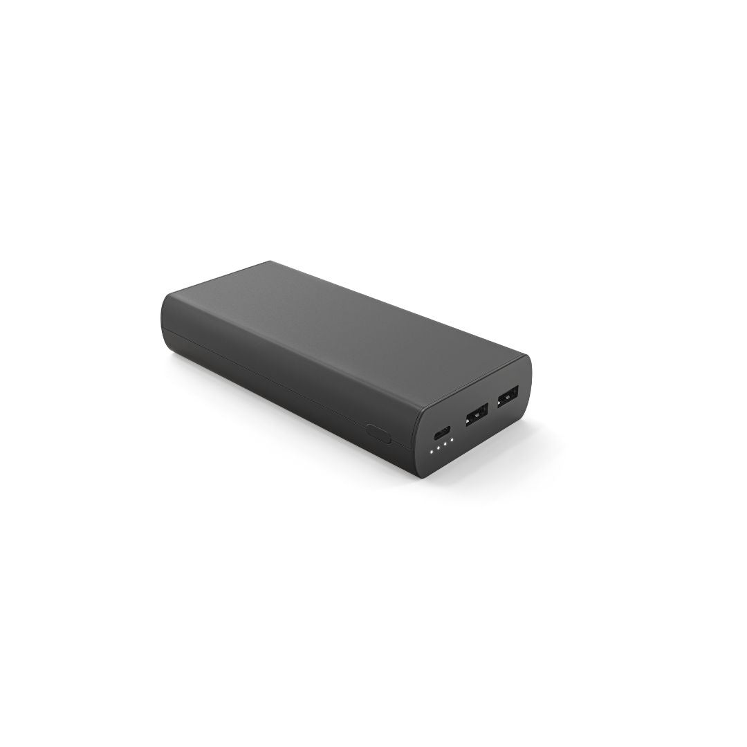 Batterie de secours 20000mAh 3 ports - 1 port USB-C + 2 ports USB A - 15W - c bl