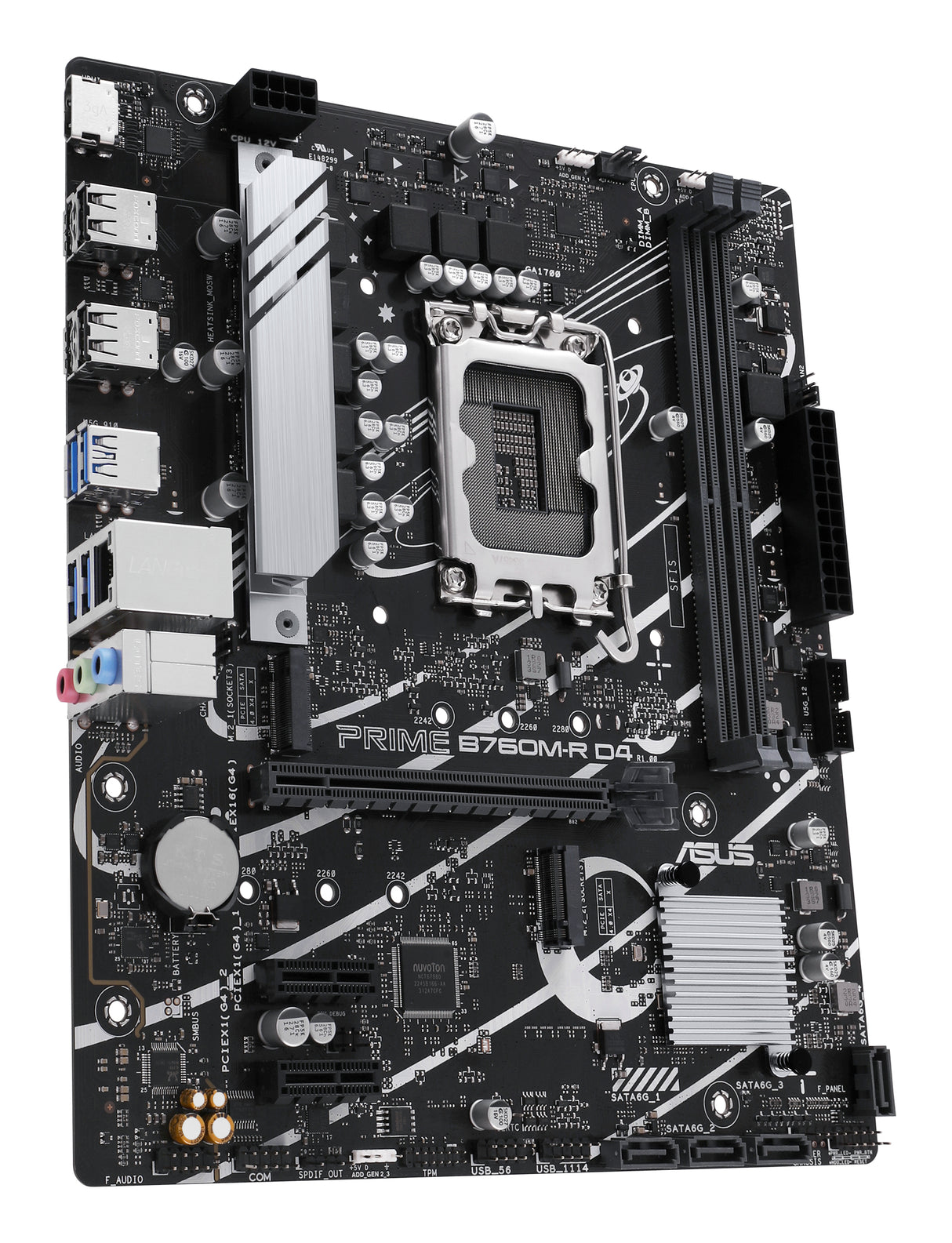 Carte mere - ASUS - PRIME B760M-R D4 - Intel B760 LGA 1700 micro ATX