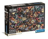 CLEMENTONI - Compact 1000 pieces - Impossible Disney Villains