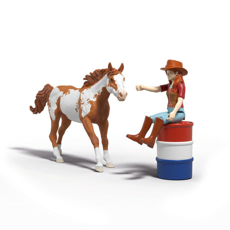 Figurine L'aventure western de Hannah, Schleich 42775 Horse Club, des 5 ans