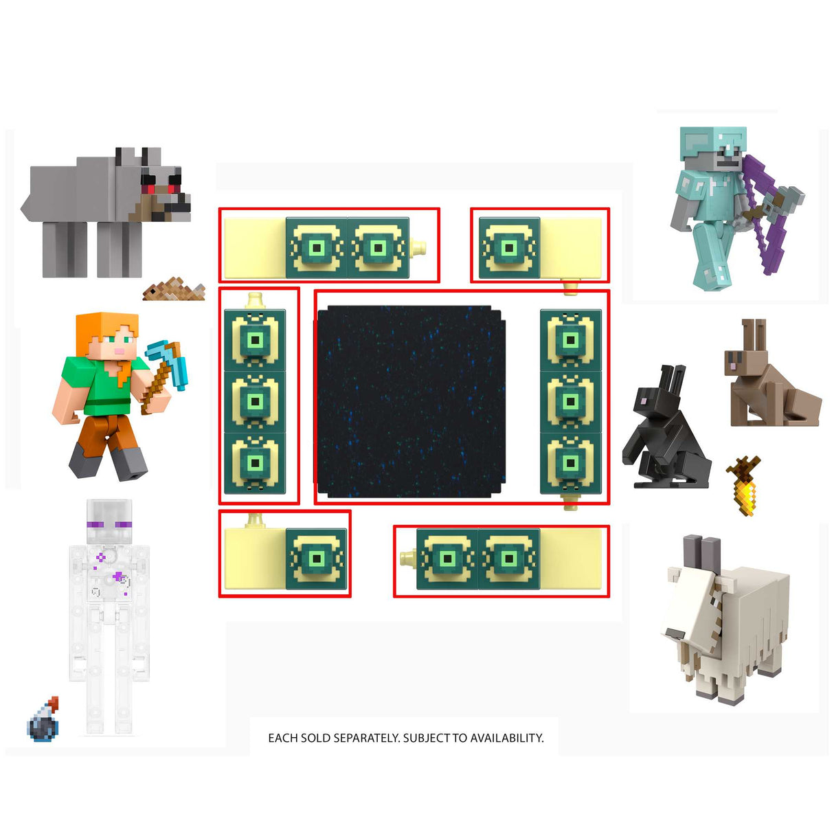 Jouet - Minecraft - 1 aléatoire De Figurines