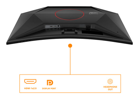 Ecran PC incurvé Gamer - AOC - 32'' - FHD - 260Hz OC (240Hz natif) - Dalle VA - 0,3ms - C32G42ZE