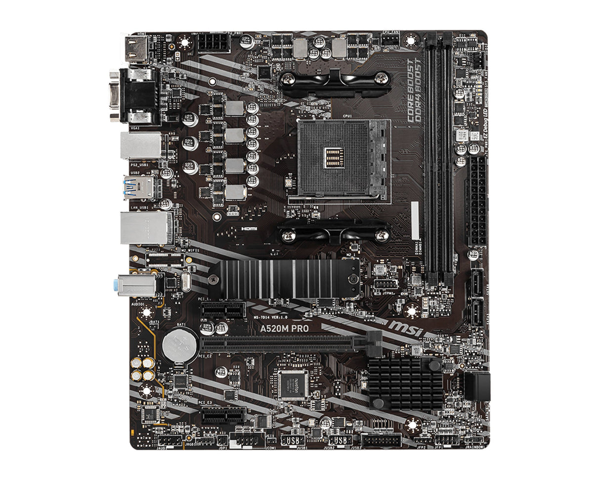 Carte Mére MSI A520M Pro (AM4) Micro ATX