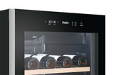 Cave a vin de vieillissement - HAIER HWS188GAE - Pose libre - 188 bouteilles - Mono zone - H185 x L59,5 cm - Noir