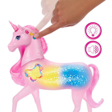Licorne Sons - MATTEL - JCP78 - 20 combinaisons de sons - Lumieres personnalisables - Pour enfants 3-10 ans