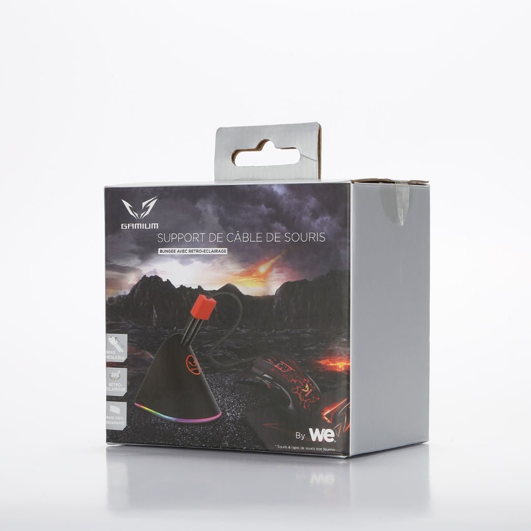 WE GAMIUM Bungee pour souris / Système de gestion de c ble pour souris - avec ré