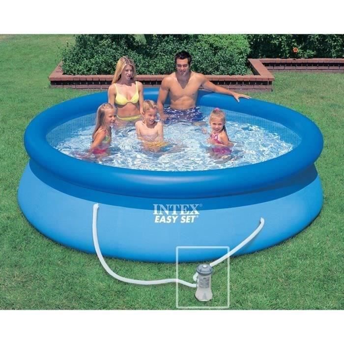 Kit Piscine hors sol autoportante INTEX - Easy Setô - 305 x 76 cm - Ronde (LivrÈe avec une pompe) - 28122NP