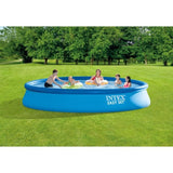 Kit Piscine hors sol autoportante INTEX - Easy Set - 457 x 84 cm - Ronde (Livrée avec une pompe et cartouche) - 28158NP
