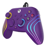 Manette de jeu - Xbox Series X|S, Xbox One et PC - Afterglow Wave - RGB - Filaire - Violet - TURTLE BEACH