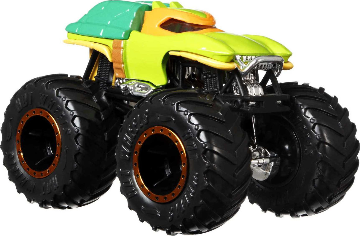 Hot Wheels - Coffret 2 véhicules Monster Truck Double Démolition  - Petites Voitures - 3 ans et + FYJ64