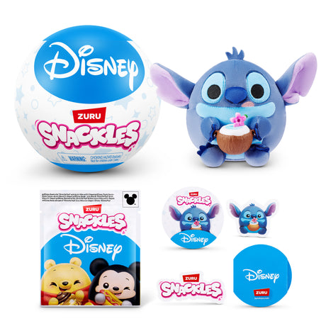 Capsule surprise - Peluche - ZURU - Snackles Disney - Modele aléatoire -13 cm - Des 3 ans