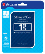 Disque Dur externe Verbatim Store'N'Go - 1To  (Bleu)