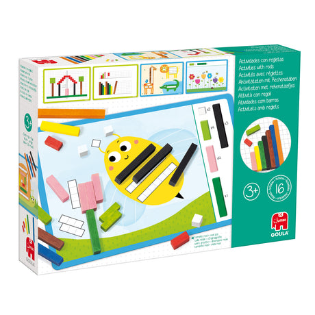 Jeu éducatif - GOULA - Activités avec réglettes - Apprentissage des nombres et logique mathématique