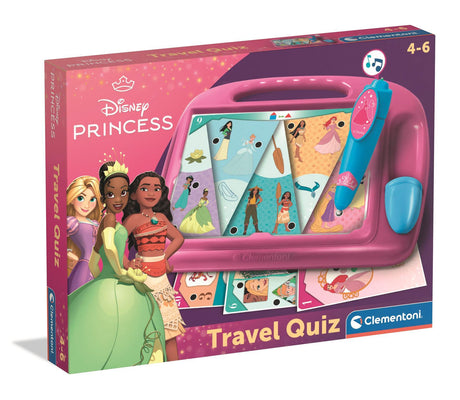 Clementoni - Pupitre Princesses Disney - Jeu éducatif - Découvre les formes, les couleurs, les chiffres, l'espace et les dimensions