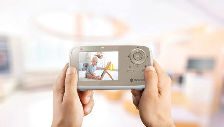 Moniteur vidéo bébé - MOTOROLA - VM483 - 2,8 - 300 m - Ecran - Infrarouge - Blanc