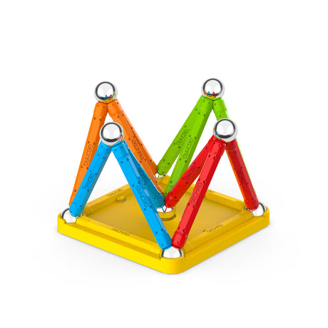Jeu de construction magnétique - GEOMAG - Supercolor - 25 pieces - Magnétique - Des 3 ans