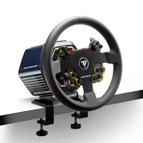 Volant PC/PS4/PS5/Xbox - THRUSTMASTER - Evo Racing 32R - Leather Cuir/structure Alu 32cm Palettes magnétiques 25 boutons 7 LEDS