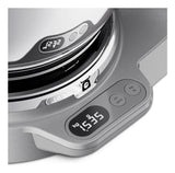 KENWOOD KVC85.124.SI - Robot pâtissier Titanium Chef Baker - 2 bols en inox 3,5L et 5L - Balance intégrée 6kg - Blender 1,8L -