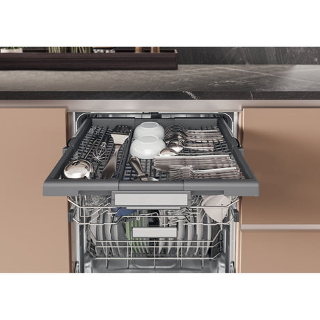 Lave-vaisselle tout encastrable HOTPOINT H7IHP40L - 15 couverts - 40 dB - Classe C - Maxi Space - tiroir a couverts