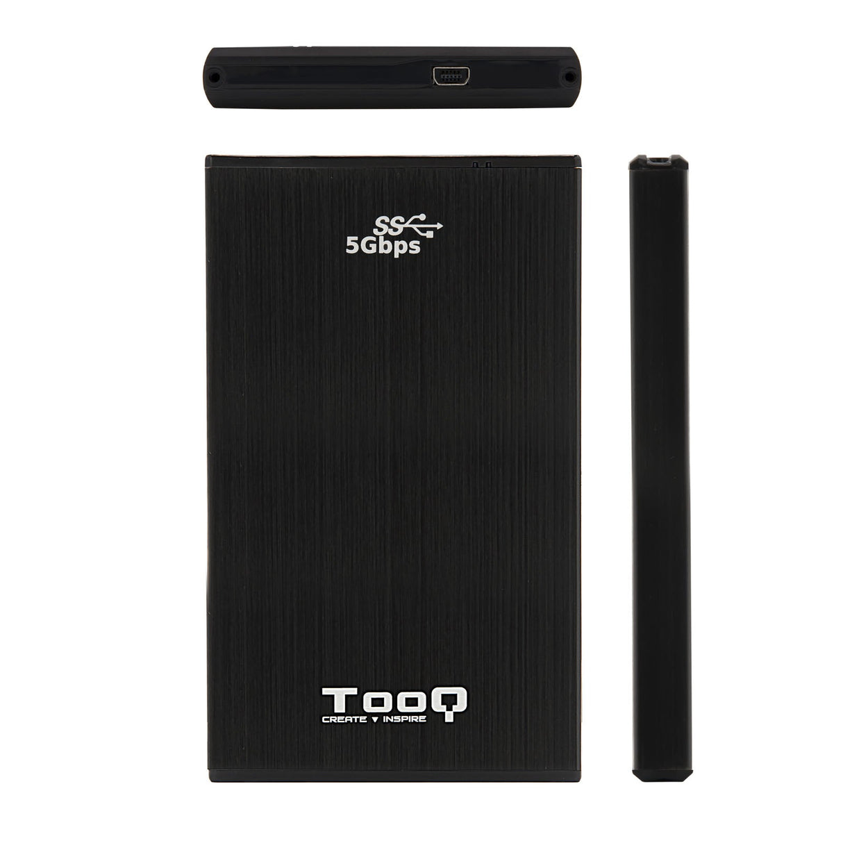 Boitier externe USB 3.1 TooQ TQE-2522 - S-ATA 2,5" (Noir)