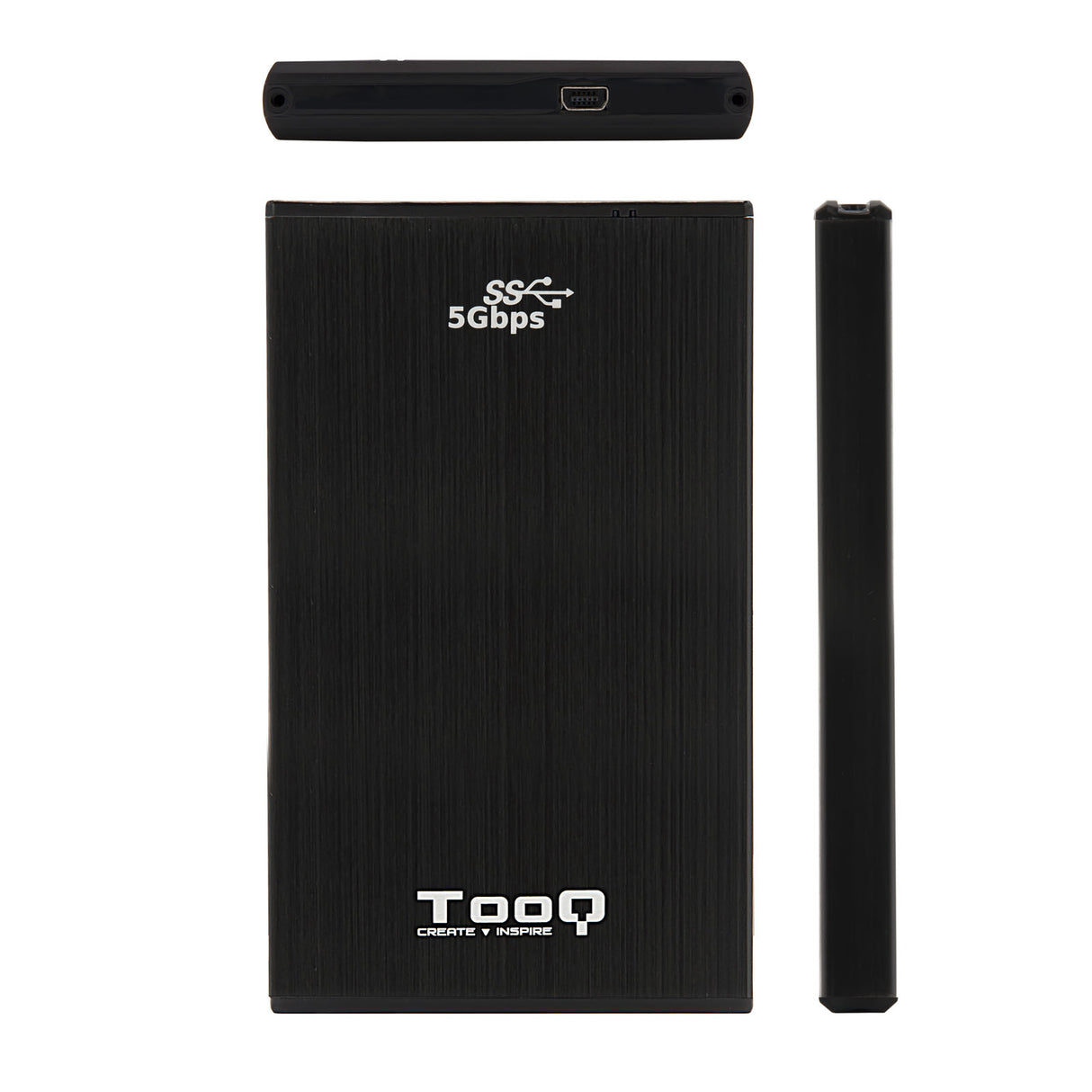 Boitier externe USB 3.1 TooQ TQE-2522 - S-ATA 2,5" (Noir)