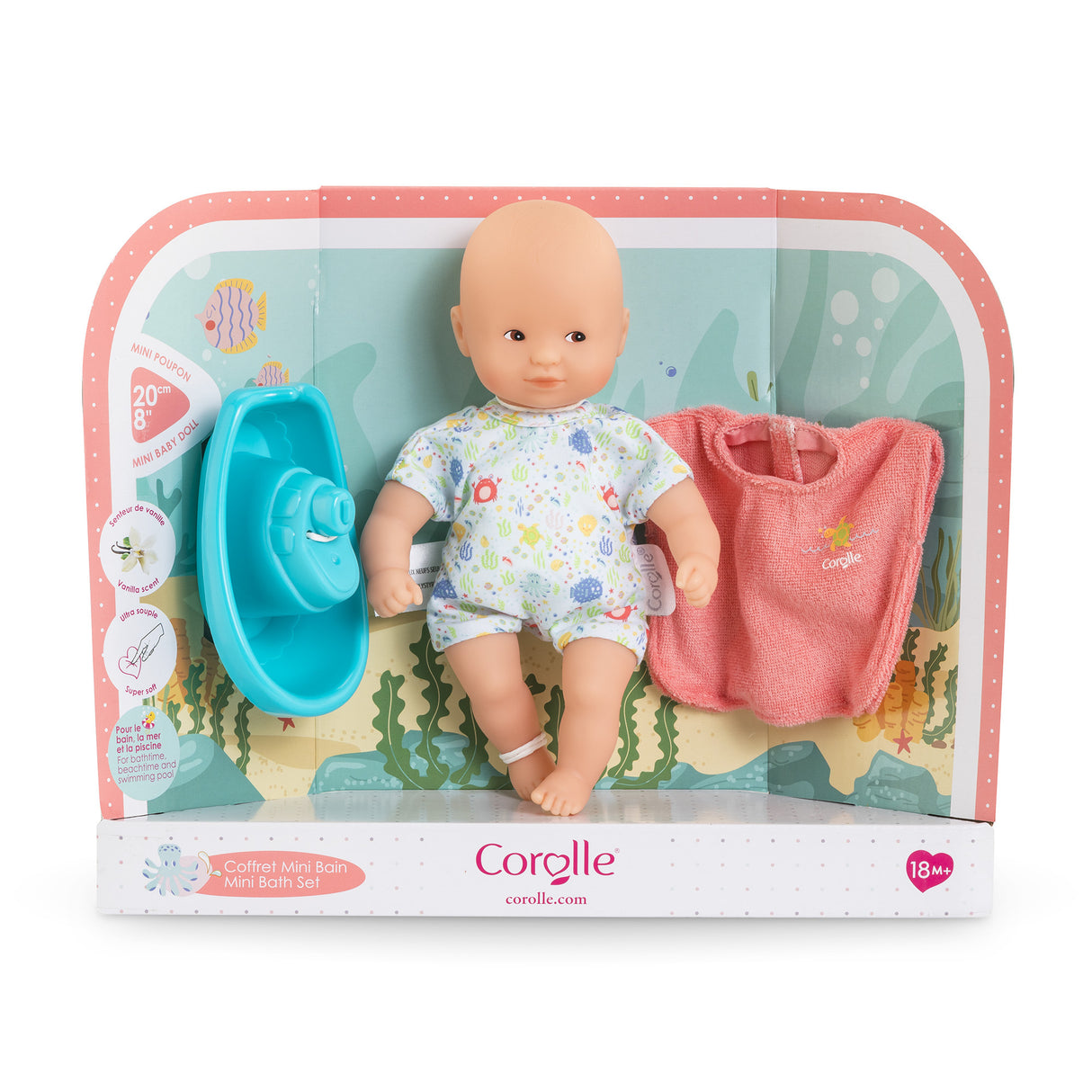 Coffret poupon - COROLLE - Mini bain - 20 cm - Des 18 mois