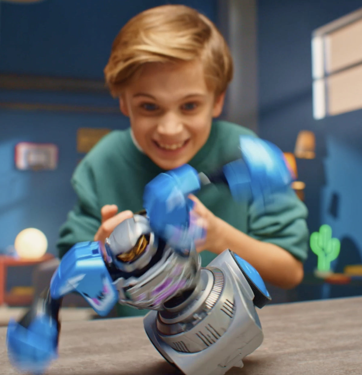 Robot radiocommandé 2.0 - YCOO - Robot Kombat Tornado - Combat 360° - LED & Sons - Pack 2 joueurs - Des 5 ans