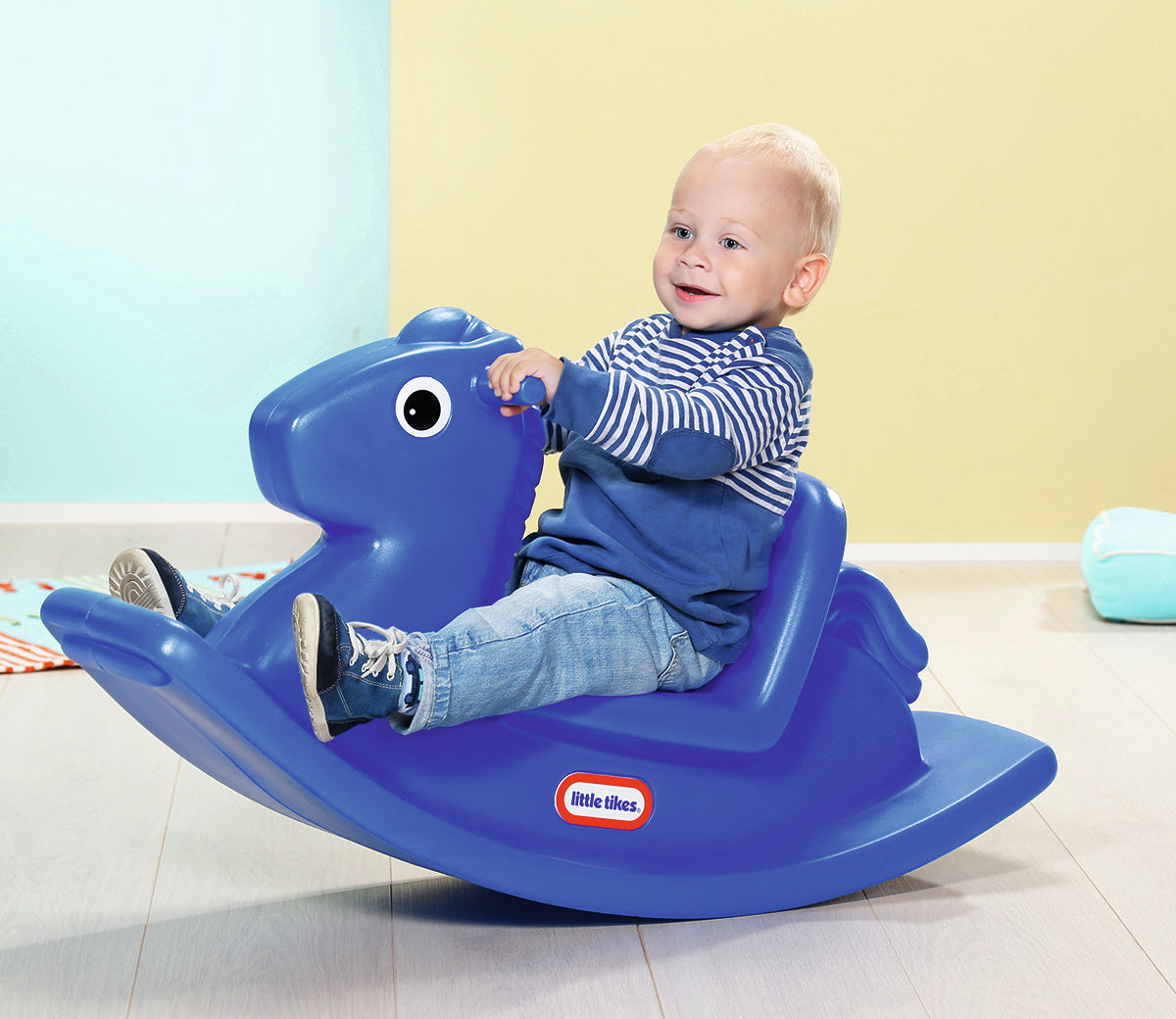 Cheval a bascule - Little Tikes - 12 Mois a 3 Ans  - Poignées facile a attrapper & Selle Stable et Sécurisée- Construction durable