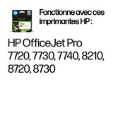 HP 953XL Cartouche d'encre magenta grande capacité authentique (F6U17AE) pour HP OfficeJet Pro 8710/8715/8720