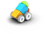 Blocs magnétiques - GEOMAG - Magicube 308 - 10 pieces - Formes variées - Véhicules - Plastique recyclé