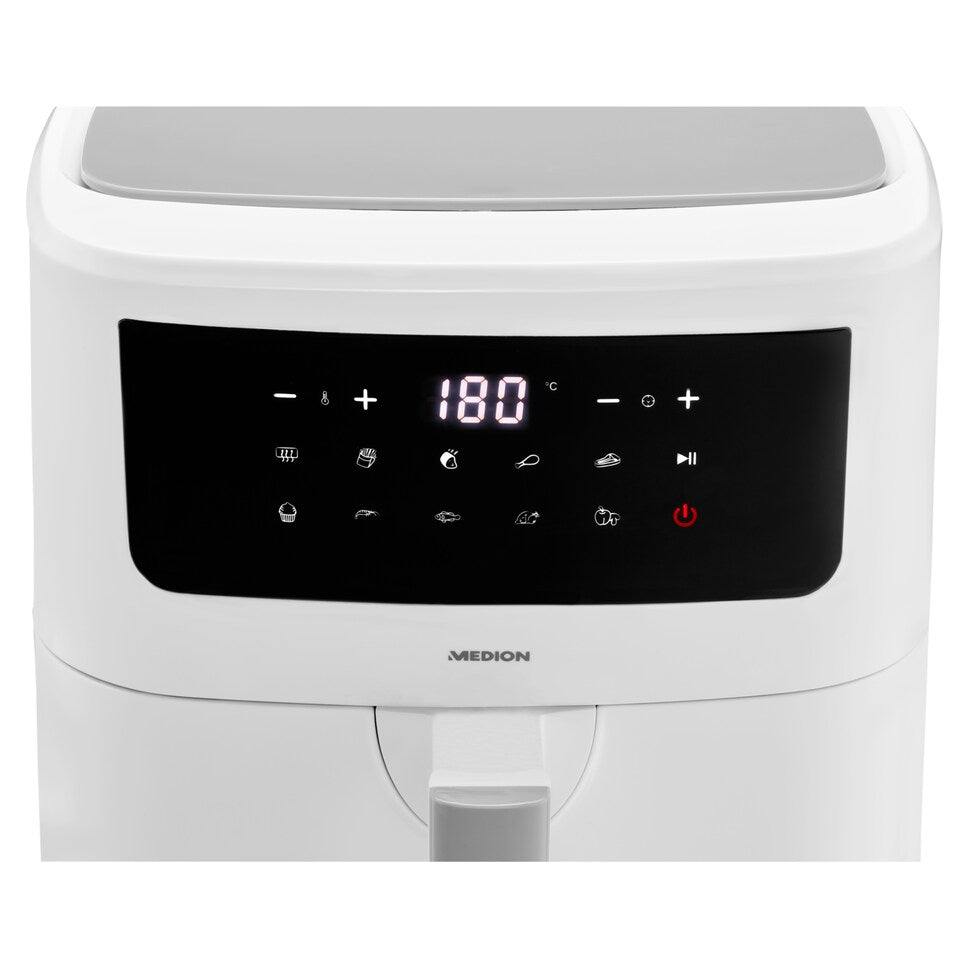 Friteuse a Air Chaud - MEDION - 50073000 - 2150 W - Ecran tactile - 9 programmes - Blanc