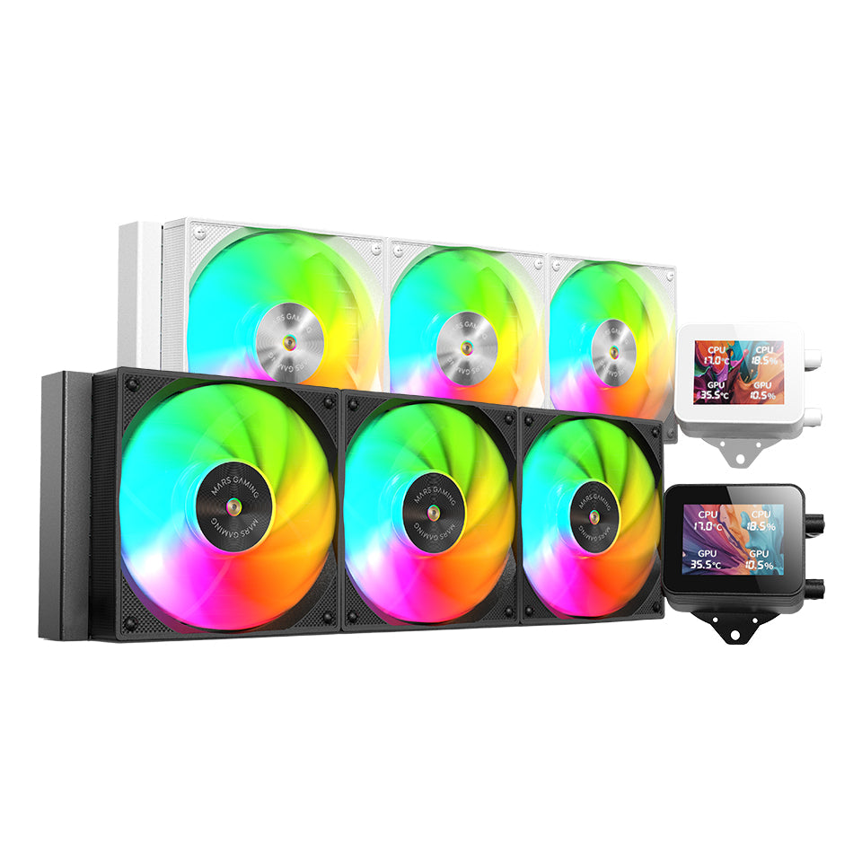 Kit Watercooling AIO Mars Gaming ML-Vision RGB - 360mm (Noir)