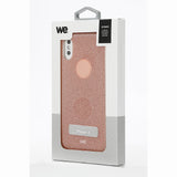 We coque de protection PAILLETTES APPLE IPHONE X Rose