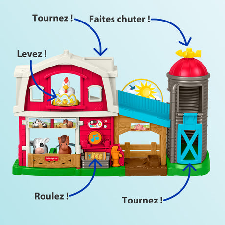 Fisher-Price - Coffret multilingue Little People - Les Animaux de la Ferme - Fisher-Price - JGX08